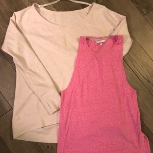 Bundle of Lululemon Sweatshirt & VS Workout Top